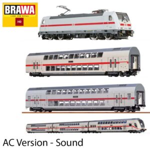 TRAXX Electric Locomotive BR 146.5 DB AG (Leipzig Hbf) & TWINDEXX VARIO IC-DOUBLE-DECK COACHES DB AG <br> BR43809SET
