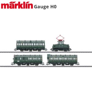 Passenger Train with an E 69 and Compartment Cars