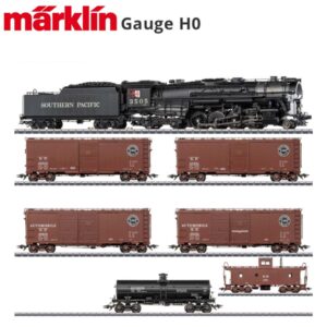 Berkshire 2-8-4 Steam Locomotive & Freight Cars Set