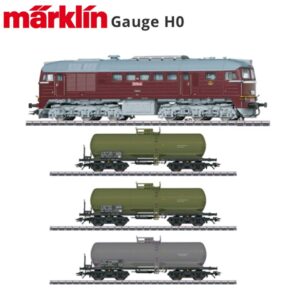 Diesel Locomotive, Road Number T 679.1266 & Freight 3 Cars