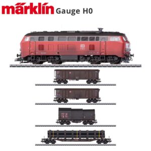 Class 218 Diesel Locomotive & Freight Cars Set